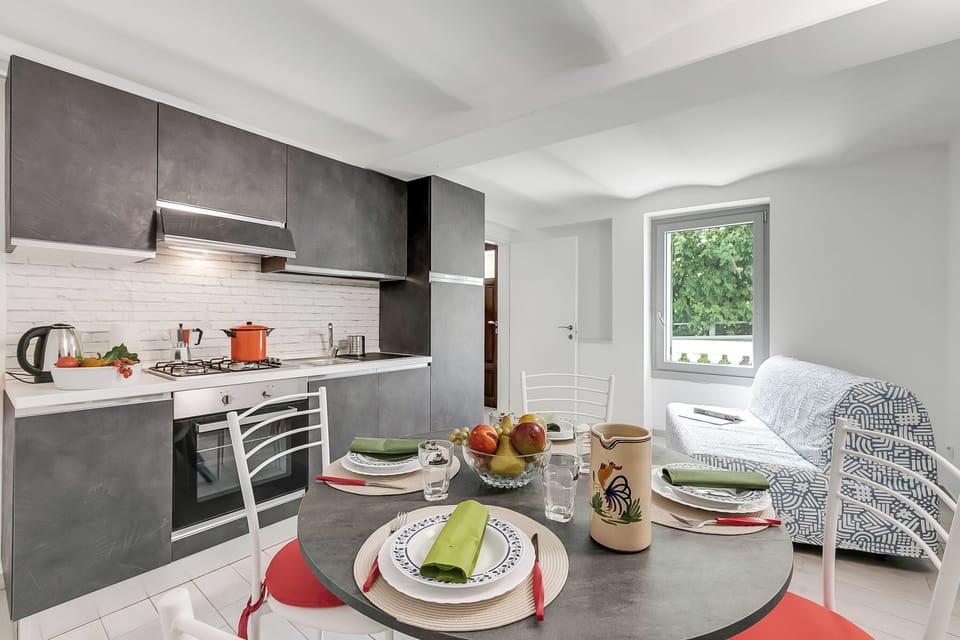 Kitchen and dining area