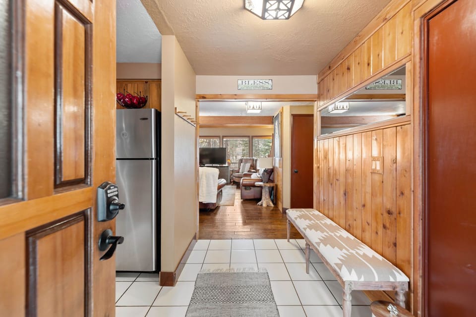 Bright, inviting, and ready to greet you—this entryway sets the tone for a relaxing stay.