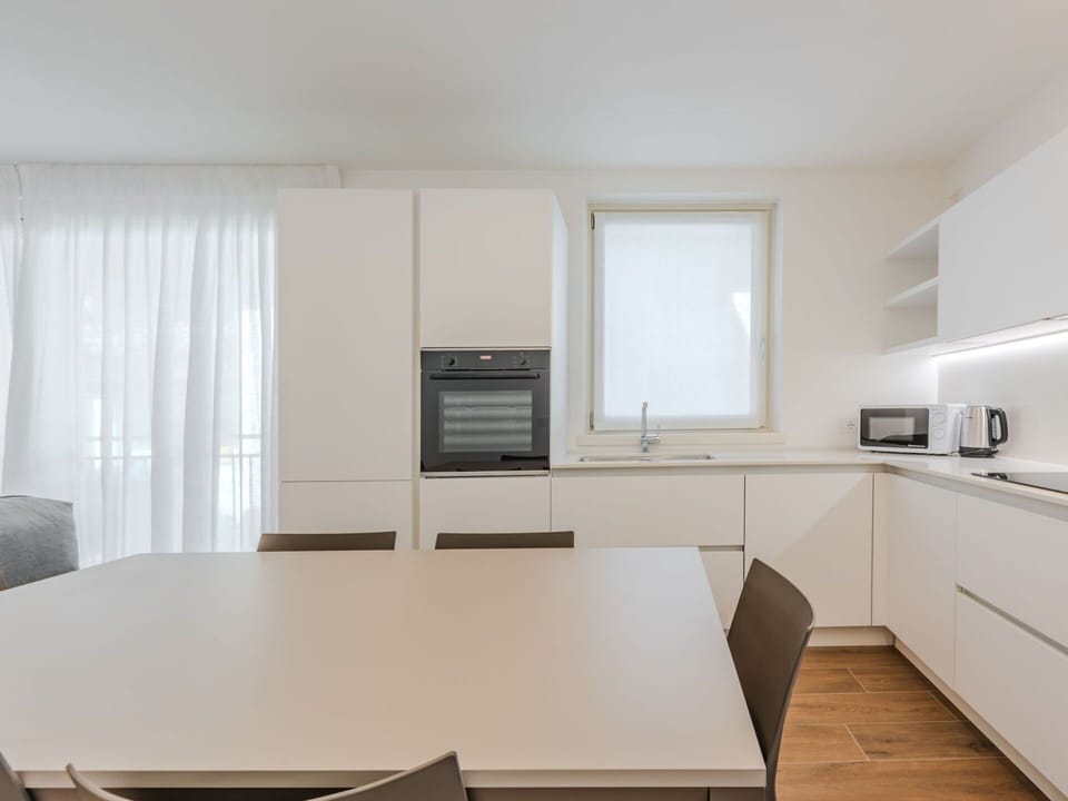 Interior Design, Furniture, Flooring, Wood, Kitchen, Countertop, Floor, Ceiling, Cabinetry, Room