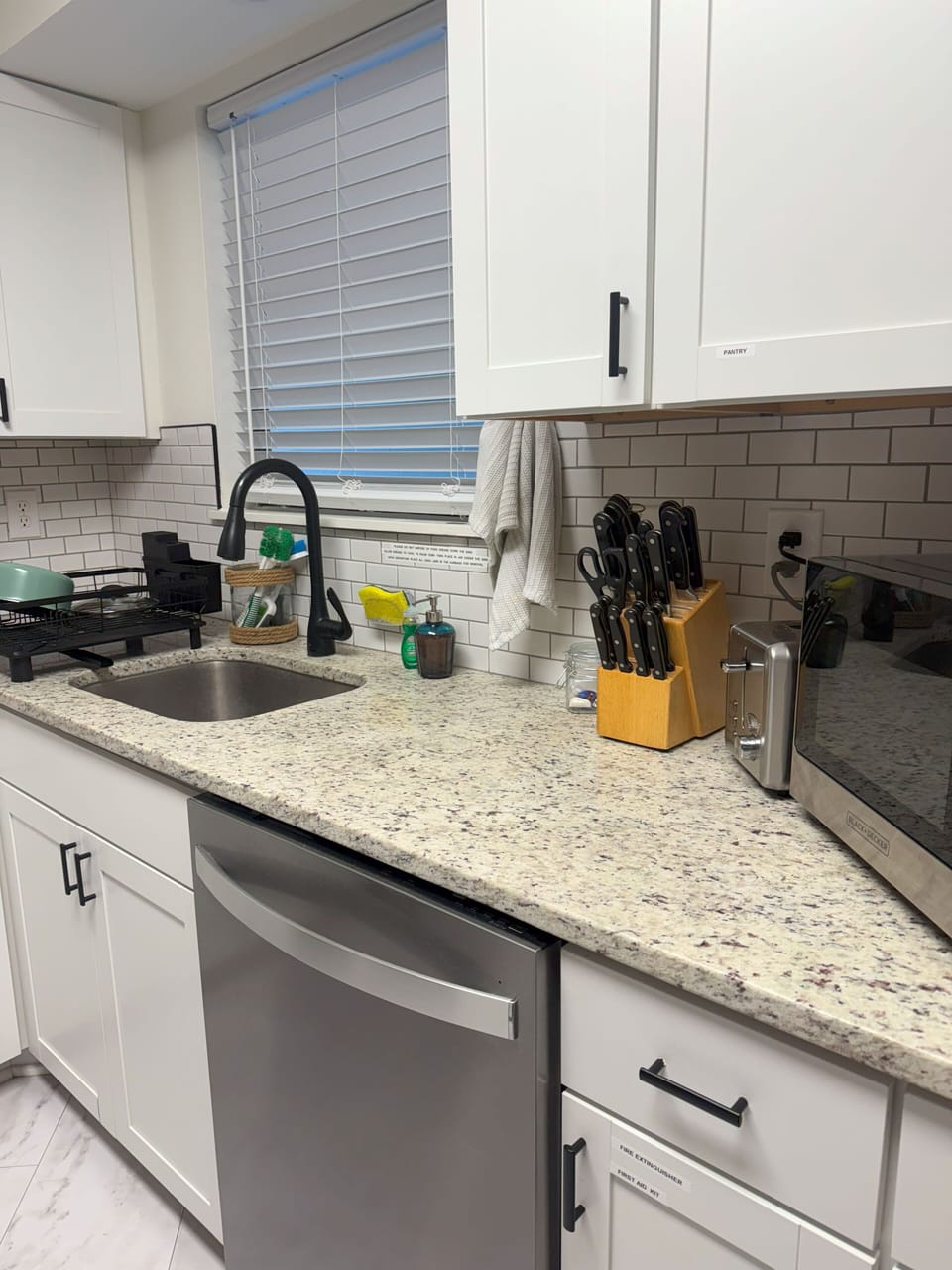 Kitchen with full-size appliances