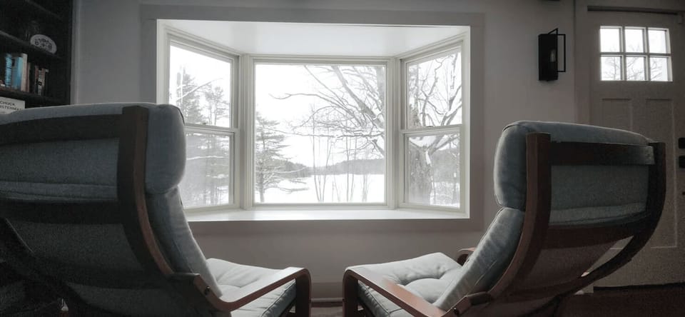 Front living room, great for morning coffee