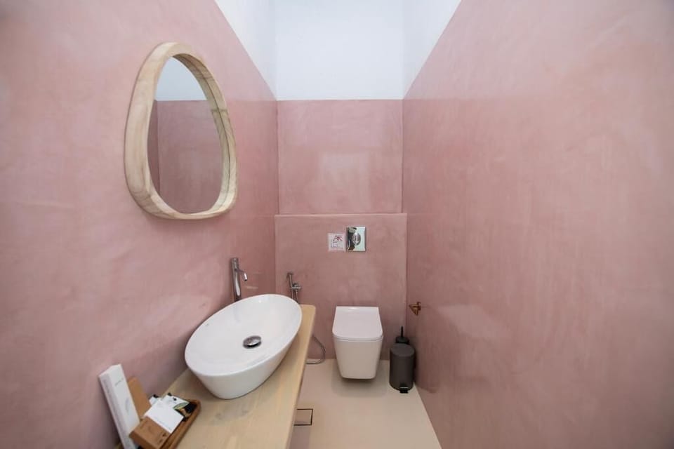 Modernly designed bathroom