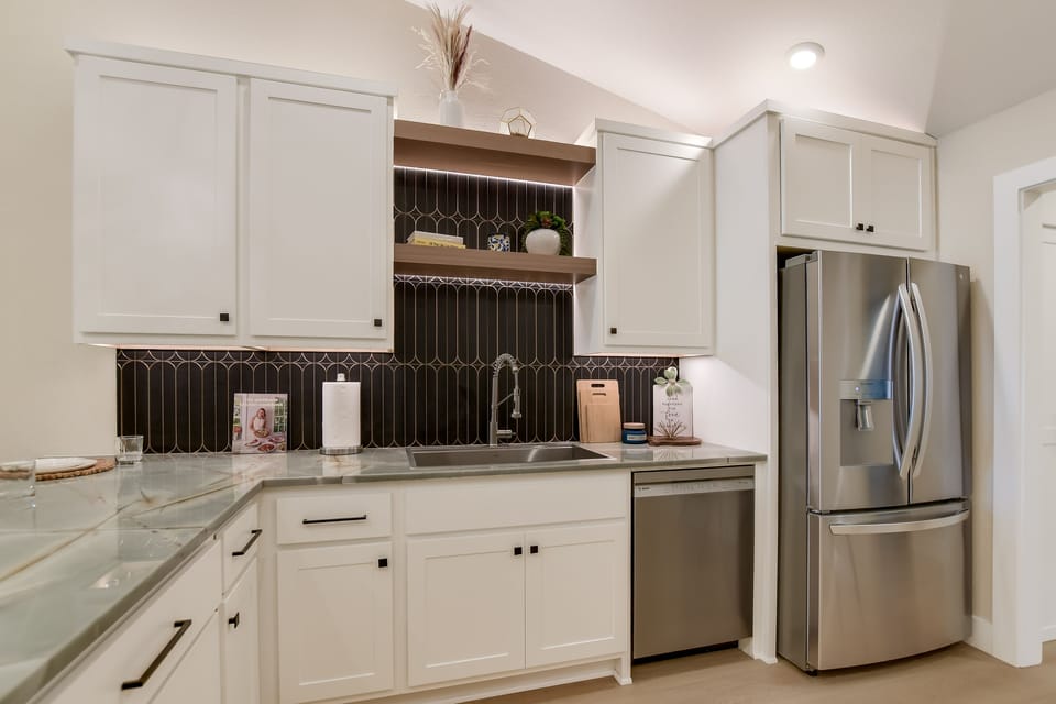 Luxurious kitchen with high end finishes