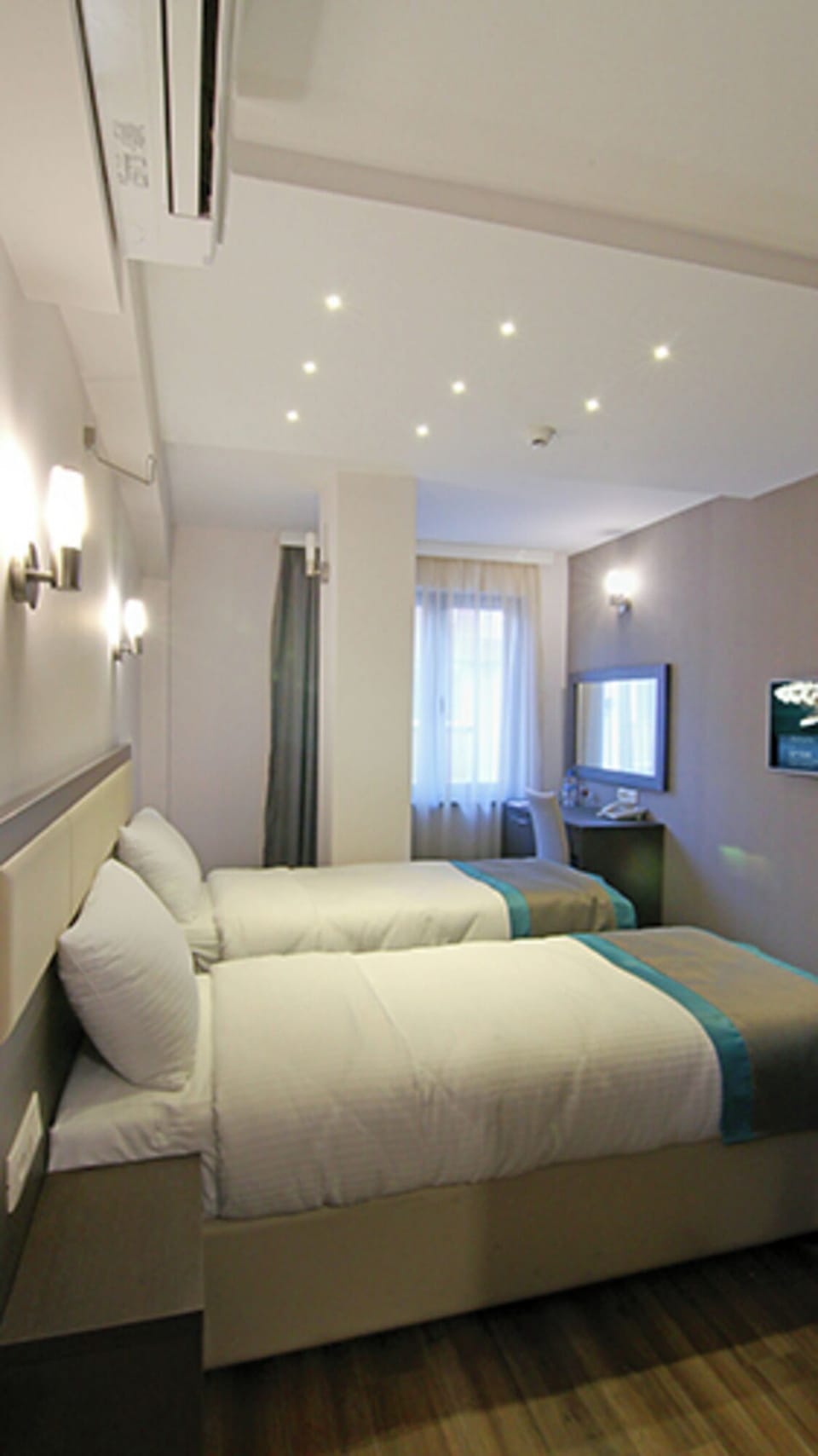 Unit with Double bed. Exact unit will be assigned upon arrival. Views, colors, and decor may vary.