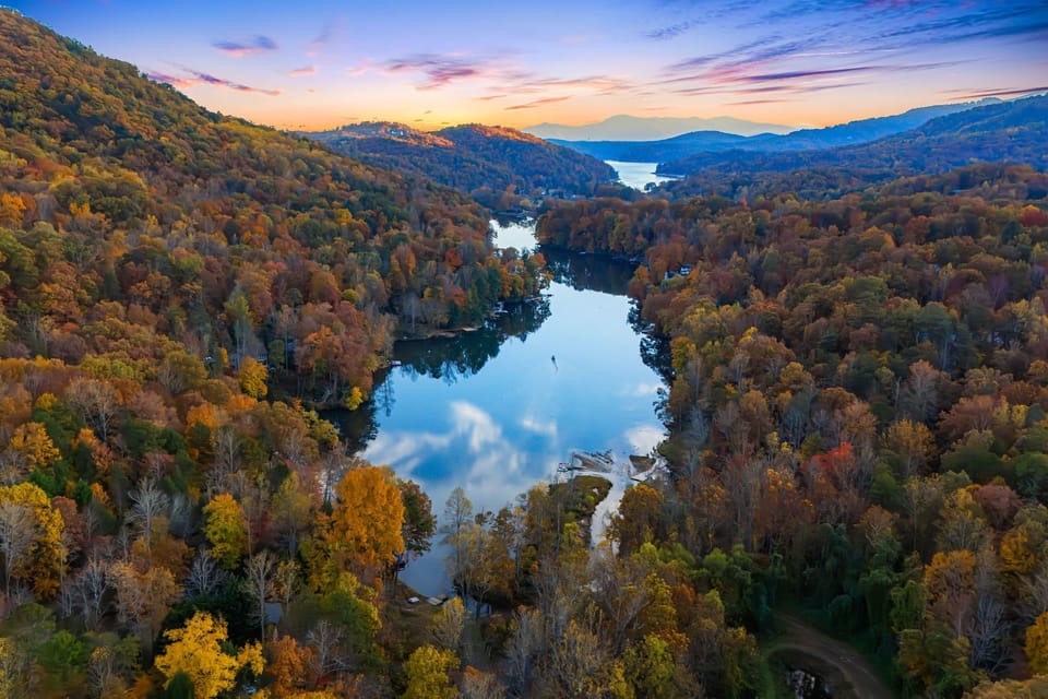 Beautiful Bald Mountain Lake