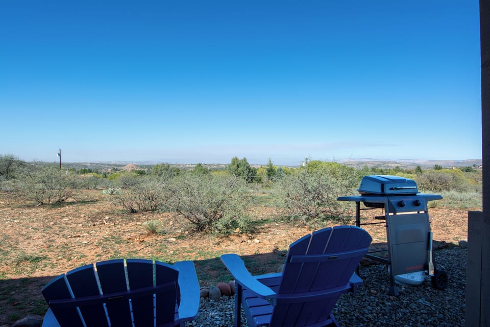 BBQ and lounge area