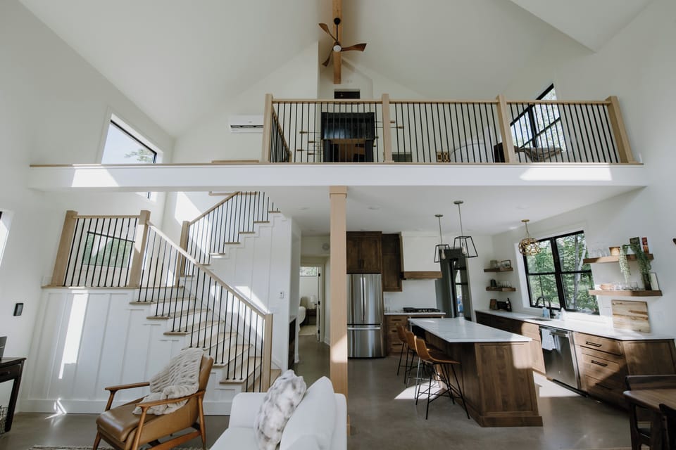First floor view of the loft