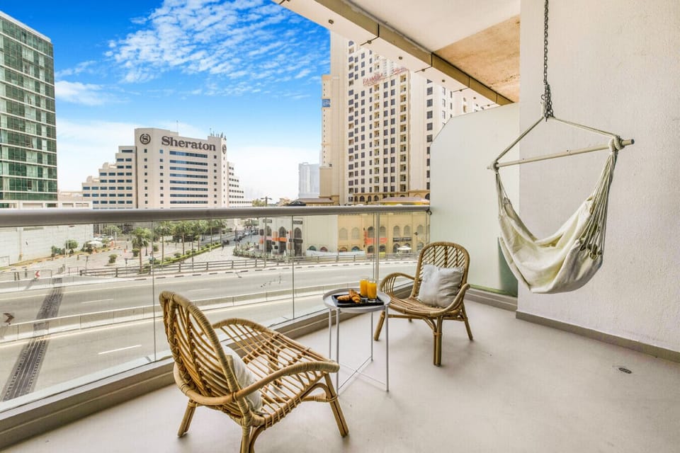 A private balcony, perfect for unwinding and enjoying the outdoors.