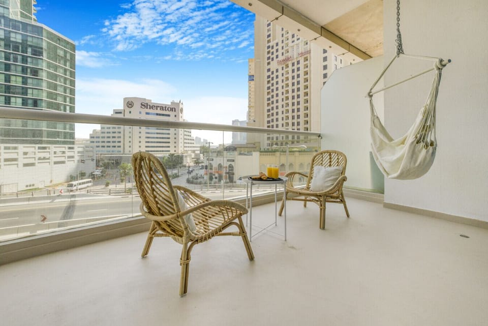 A private balcony, perfect for unwinding and enjoying the outdoors.