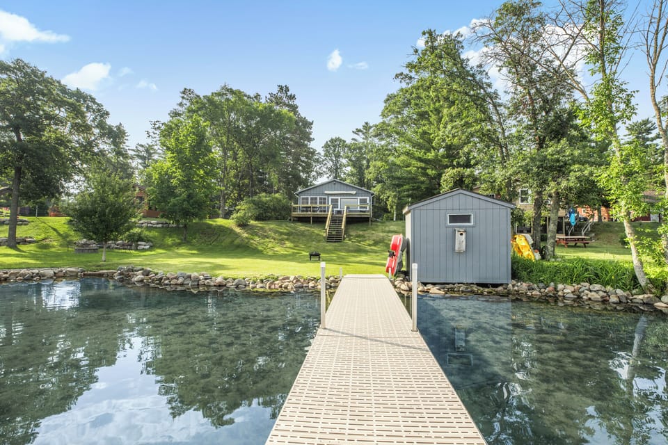 Lake view of property
