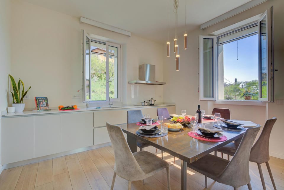 Kitchen and dining area