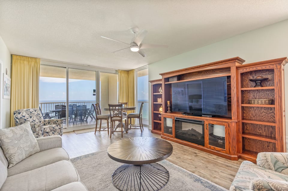 Gulf front living room