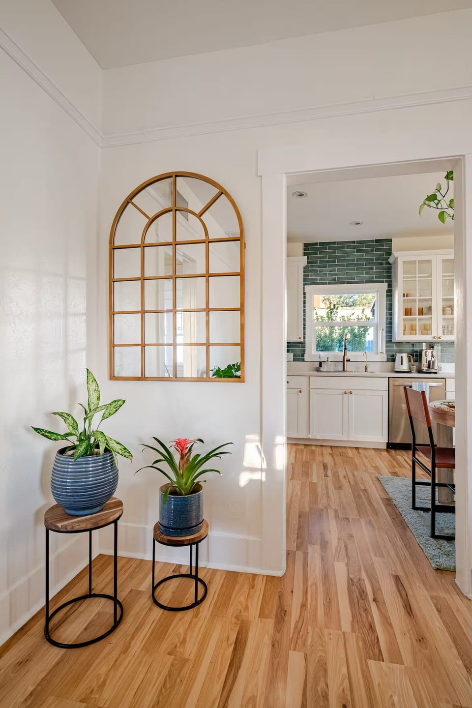 Enjoy live plants and natural light in every room.