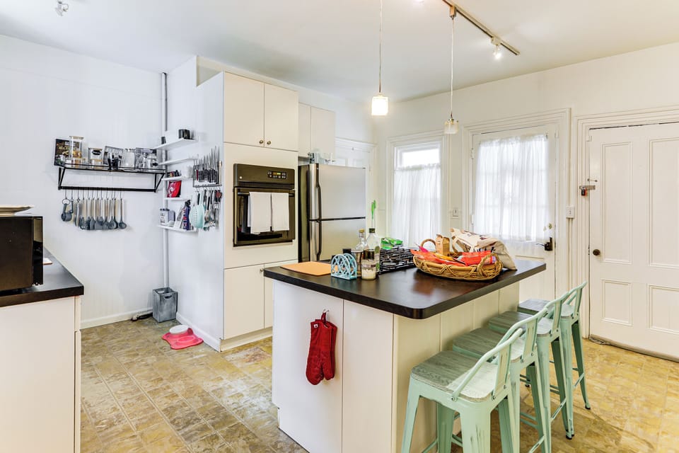 Kitchen | Single-Story Apartment Unit | Self Check-In