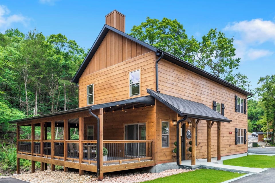 Home Exterior- HUGE Wrap Aound DEck!