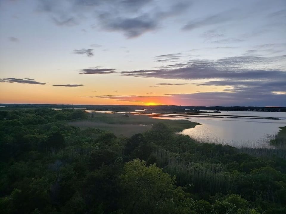 Sunset over Pond- View from most all windows