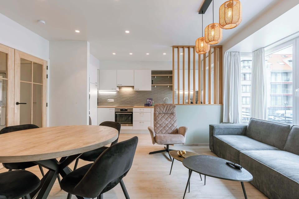 Open-plan living and kitchen area

