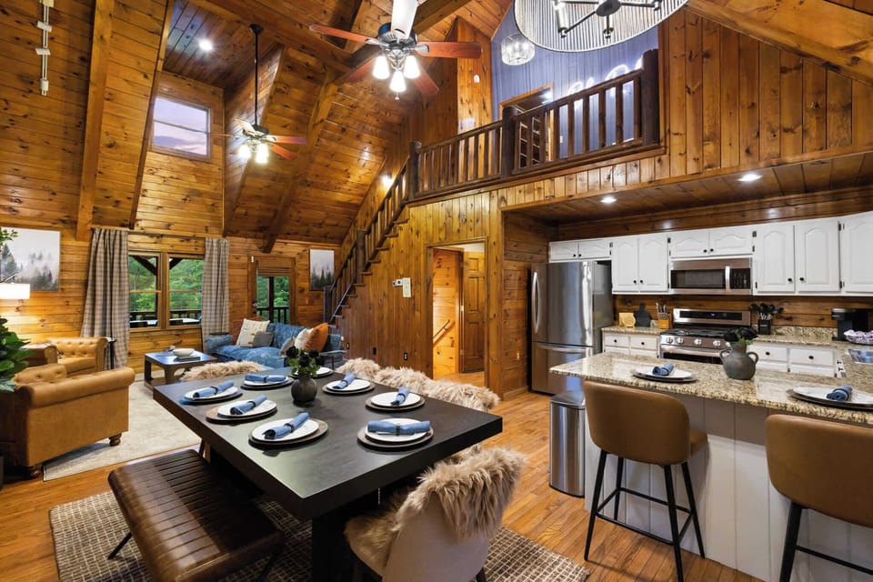 Step into a space that feels as grand as it is cozy! With an open floor concept, everything flows seamlessly—from the kitchen to the dining and living areas—making it perfect for gathering, entertaining, or just staying connected. 