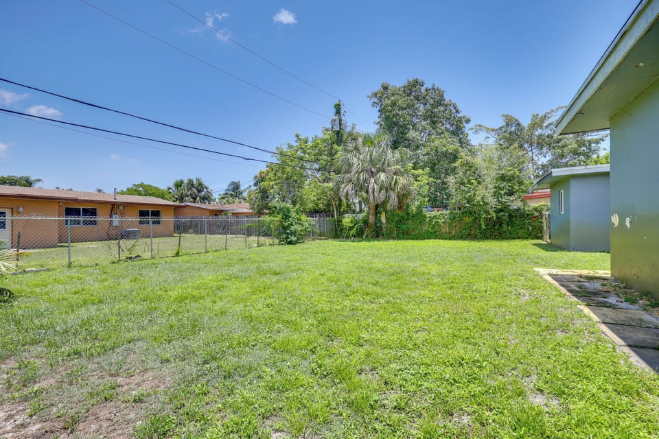 Fenced Backyard