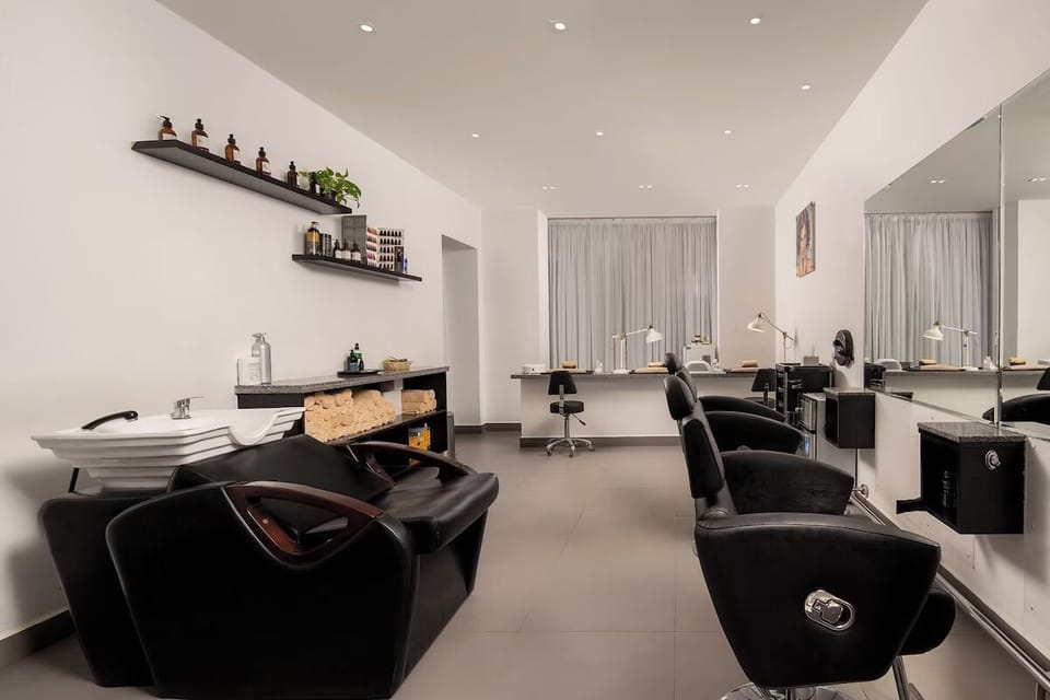 Refresh your look with a sleek, professional styling space.