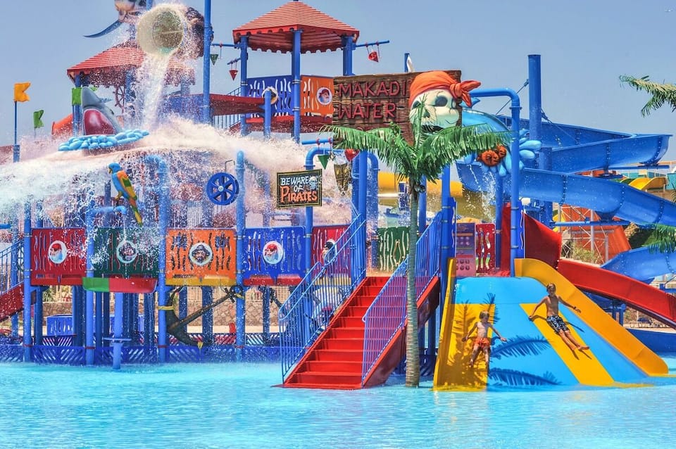 Let kids laugh under fountains at the lively water playground.