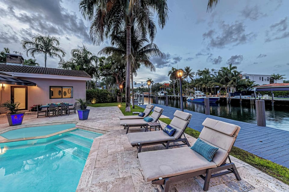 Villa with Private Dock