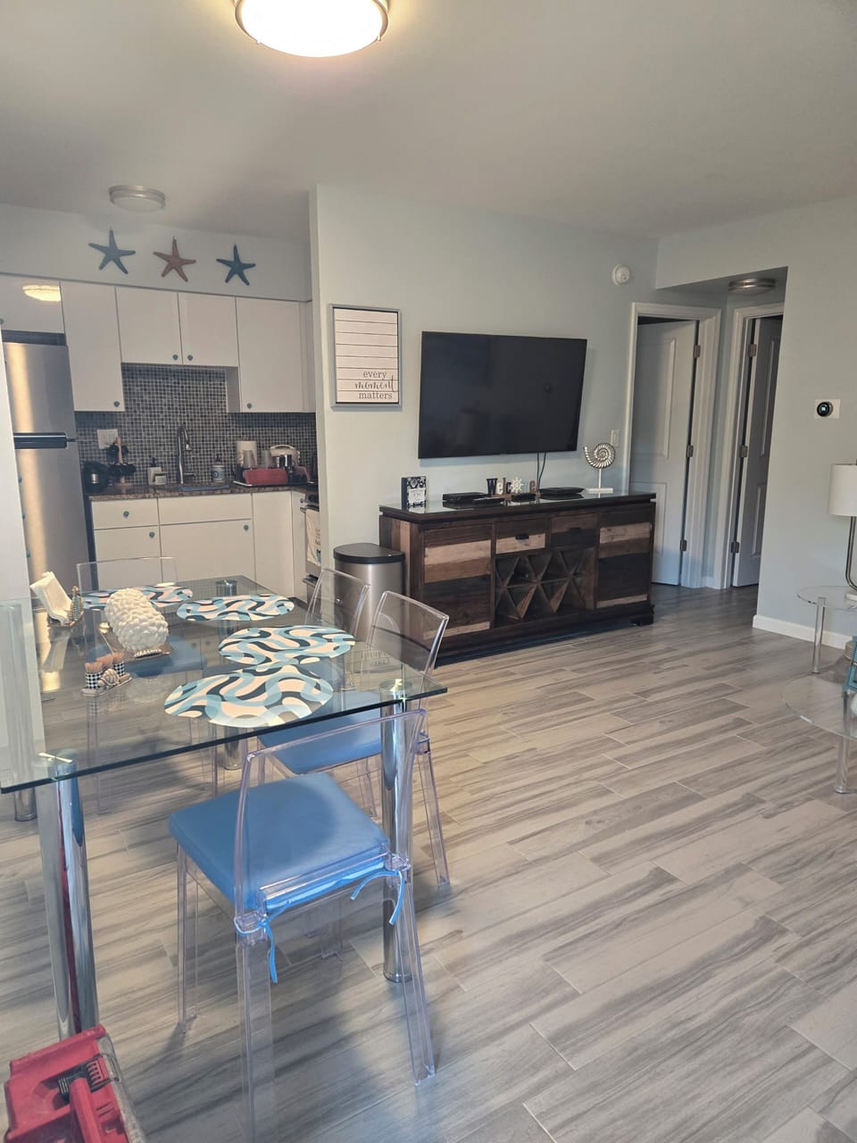Dining room, kitchen and part of Living room 