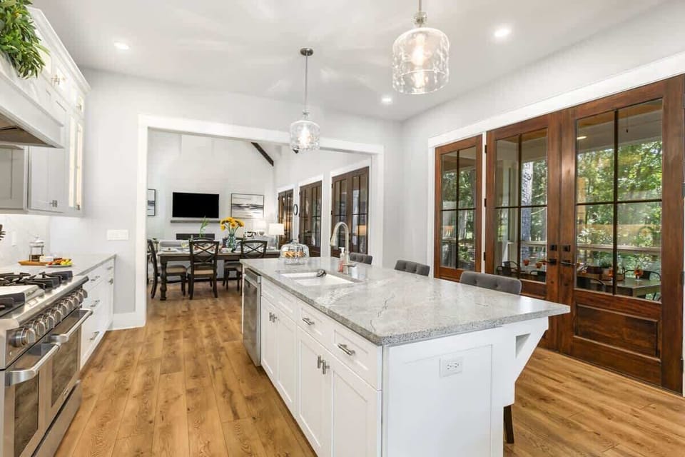 Chef's Kitchen with Screened Wraparound Porch