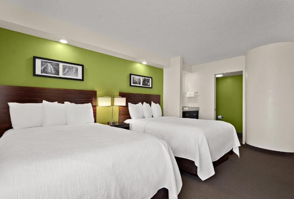 Settle in with two cozy beds for easy shared stays.