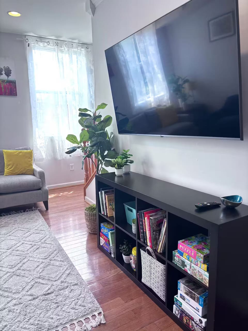 Enjoy your favorite show and movie on this 70" screen! 