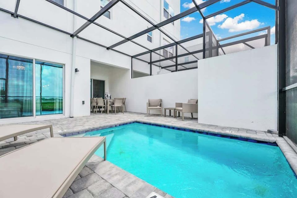 Enjoy your own private oasis with a fully fenced pool for ultimate relaxation and security.