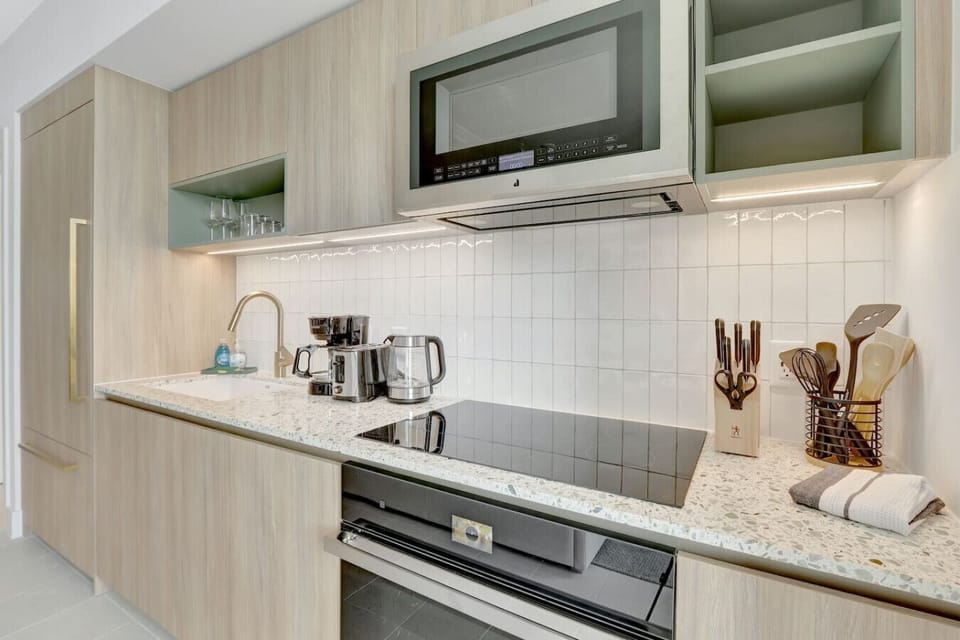 Whip up your favorite meals in a fully stocked kitchen with all the essentials.
