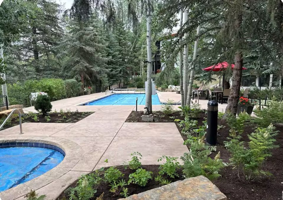 Hot Tub is open year round- pool is seasonal