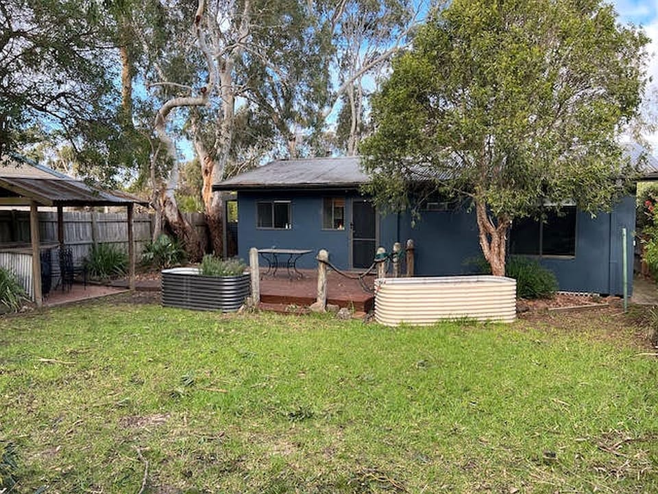 Large back yard, BBQ area and back deck
