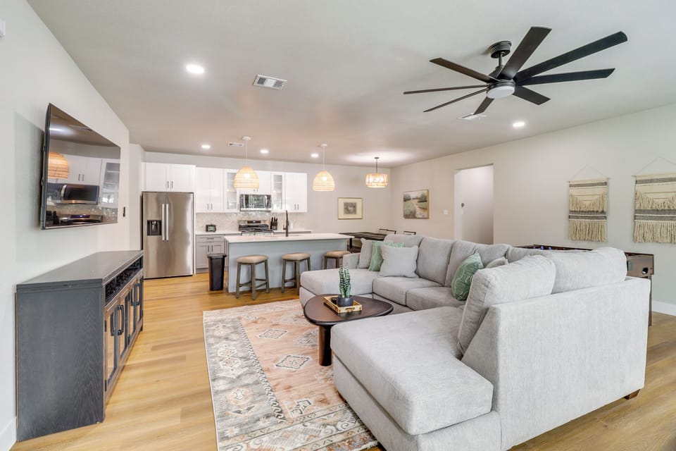 Living Room | Free WiFi | Central A/C & Heat | Foosball Table | 1st Floor