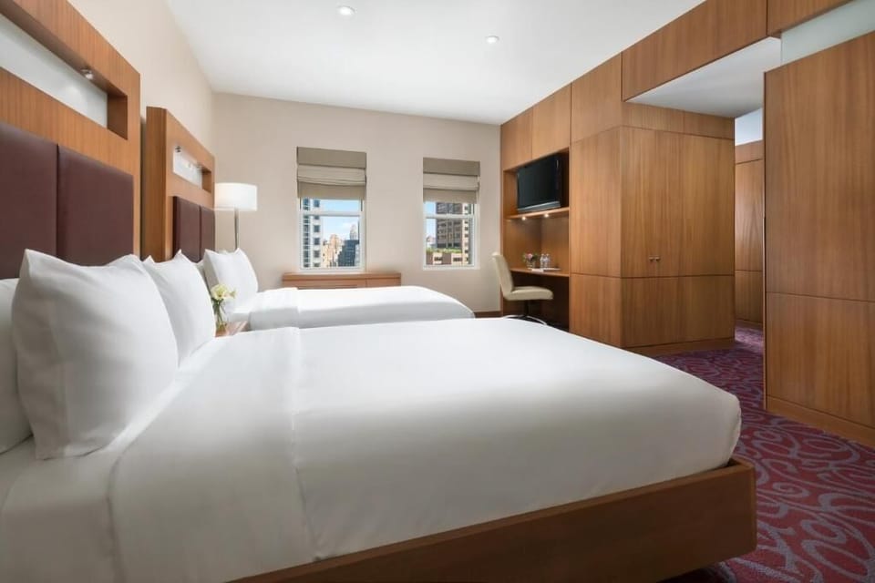 Unit with 2 Double beds