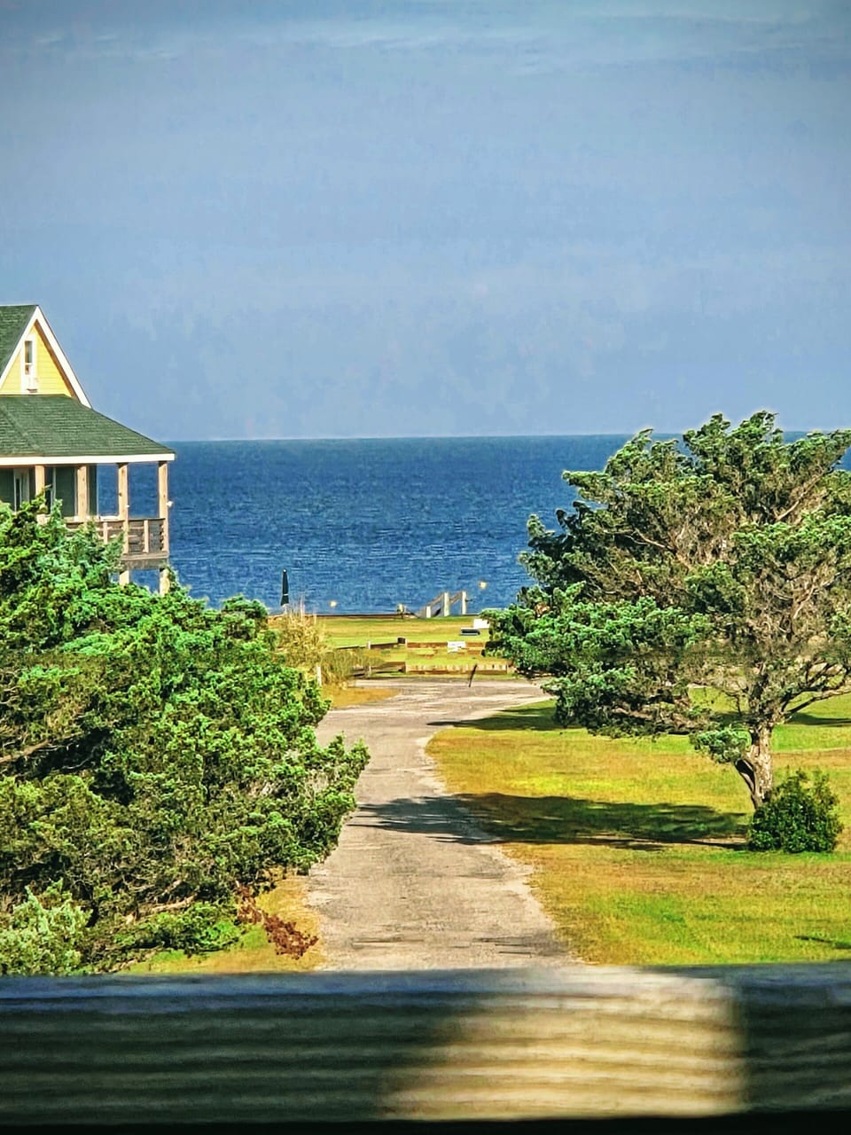 View of Sound from 2nd story deck