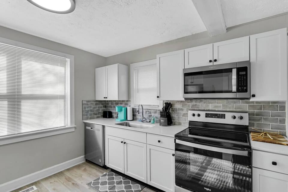 Whip up deliciousness in this bright, inviting kitchen.