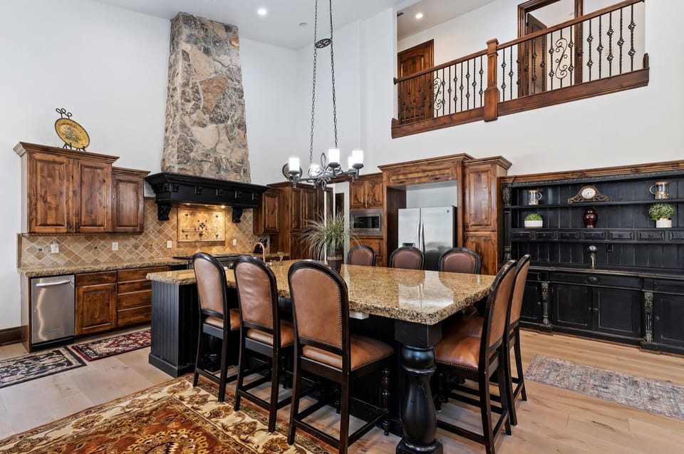 Another view of island in main level kitchen 