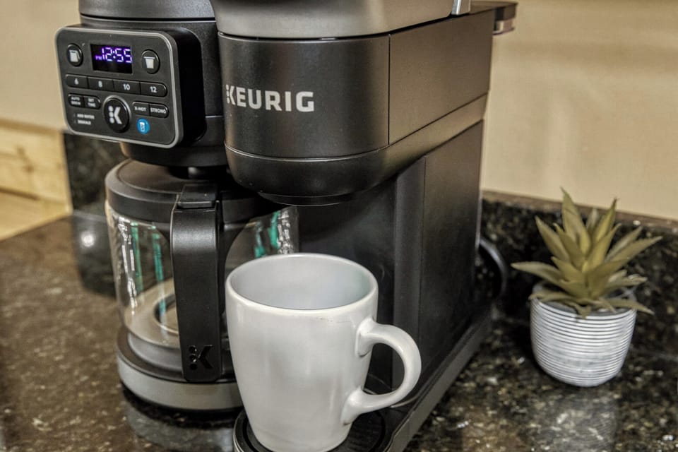 The coffee maker is everyone's favorite morning appliance.