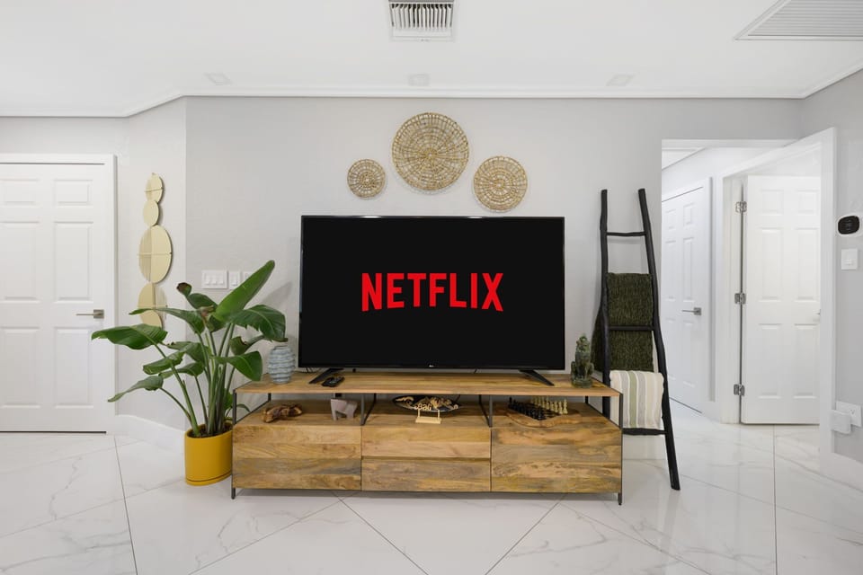 Relax by the plush sofa or binge-watch your favorite shows on the TV after a day full of adventure and exploration.

