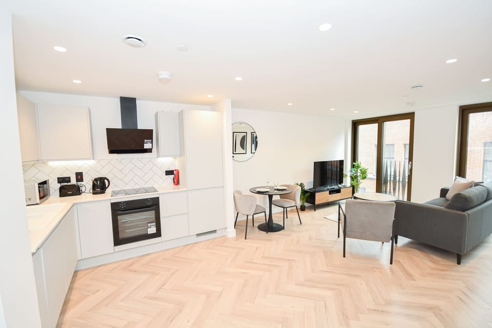 Living Space and Kitchen