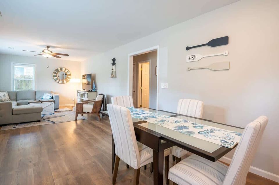 Open Living and Dining