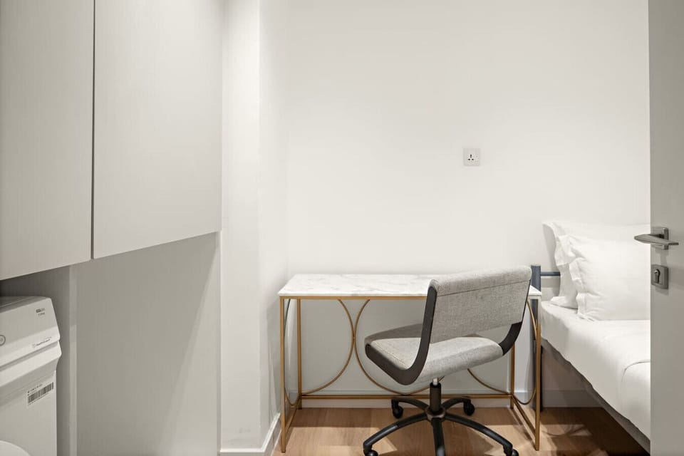 Study Nook: Bright and stylish workspace awaits you for productivity or relaxation!