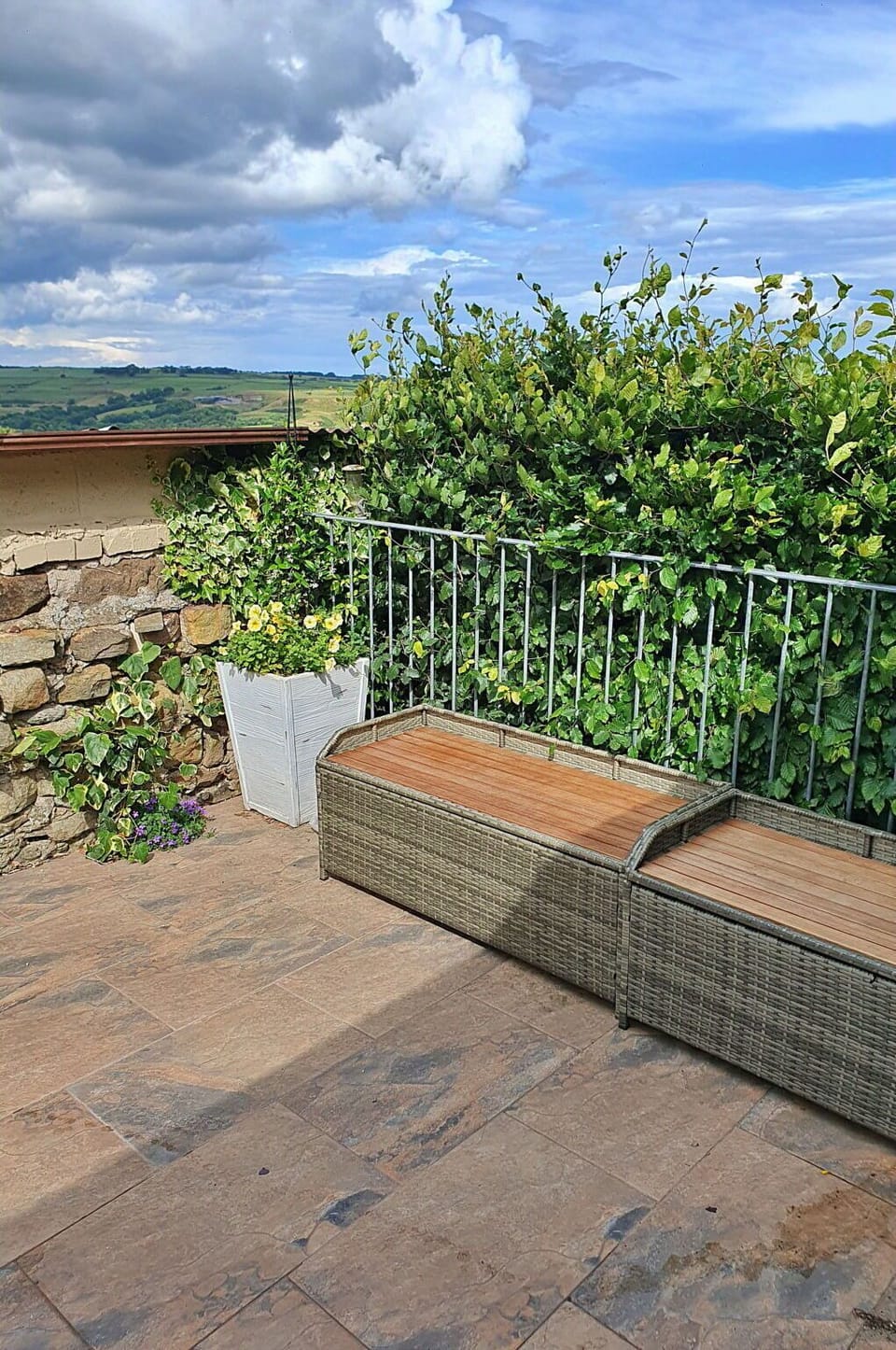 Shade, Mountain Range, Outdoor Structure, Eco Hotel, Deck, Outdoor Furniture, Garden, Chair, Landscaping, Hardwood