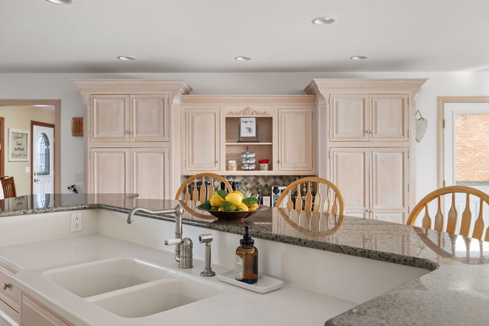 Bright and spacious kitchen with so much natural light you'll feel like you're almost outdoors!