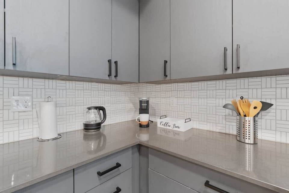 Brew fresh coffee and prepare your favorite meals in our well-equipped kitchen with all the essentials.
