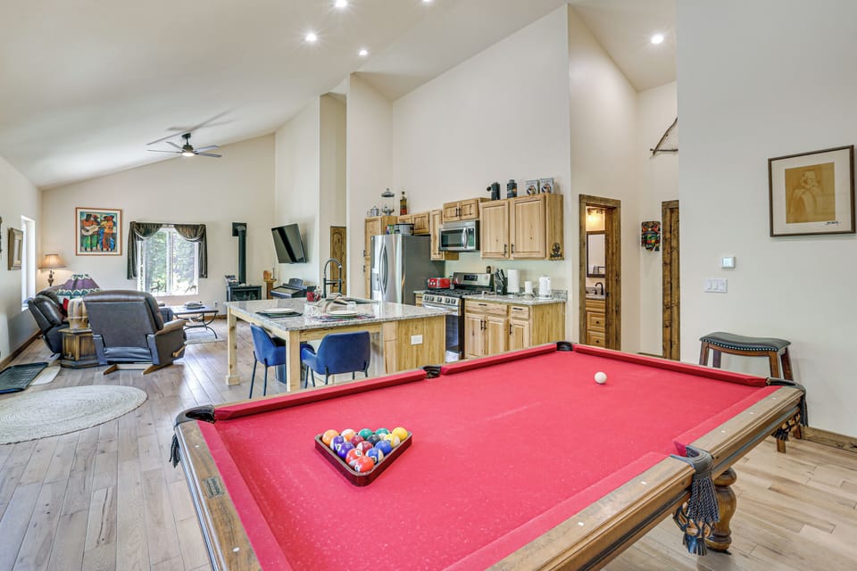 Open-Concept Layout | Pool Table