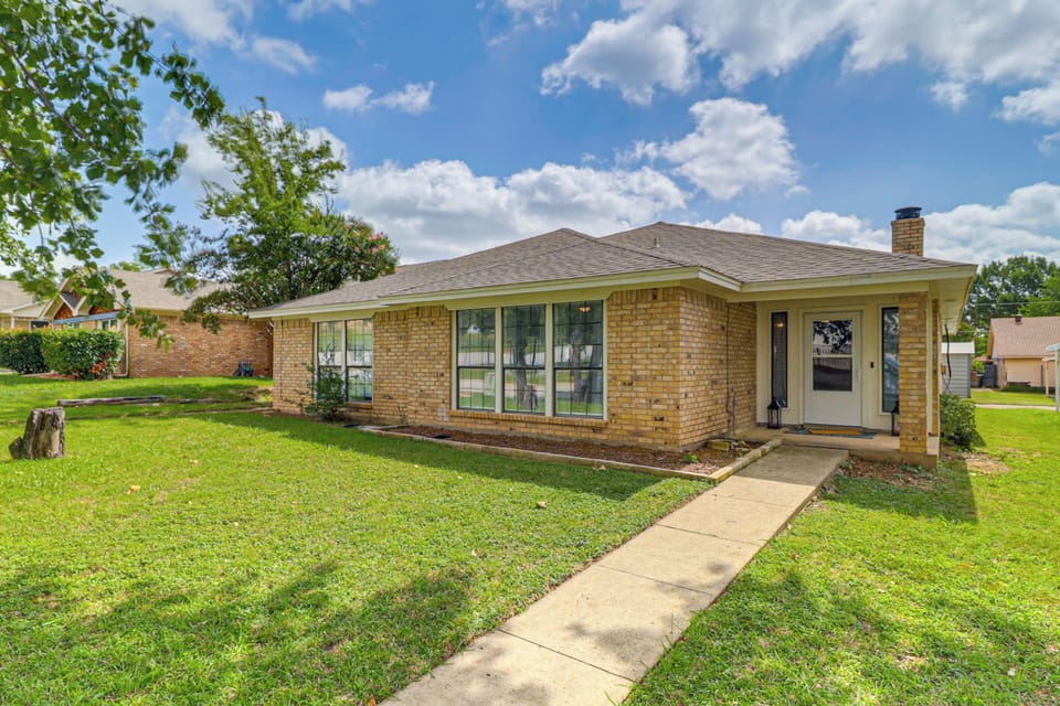 Property Exterior | Single-Story Townhome | Keyless Entry