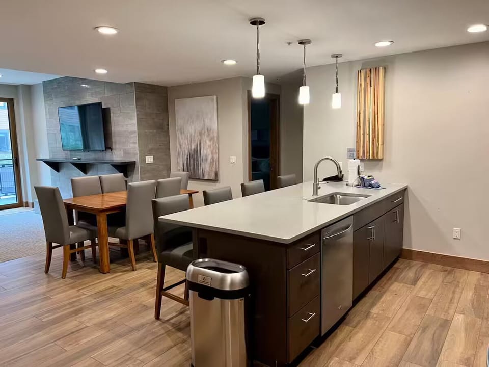 Kitchen with dining
